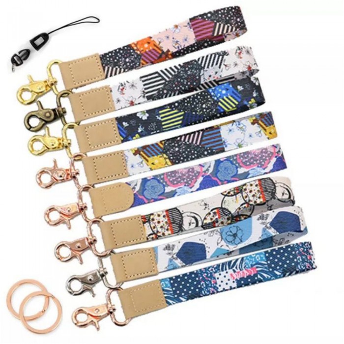 Hand strap wrist key chain